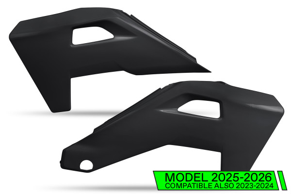 Radiator Covers black for Husqvarna TC 250 - TE 150 - FE 450 HERITAGE - FE 350 HERITAGE - TE 300 HERITAGE - TE 250 HERITAGE ... Radiator Covers black for Husqvarna TC 250 - TE 150 - FE 450 HERITAGE - FE 350 HERITAGE - TE 300 HERITAGE - TE 250 HERITAGE ...